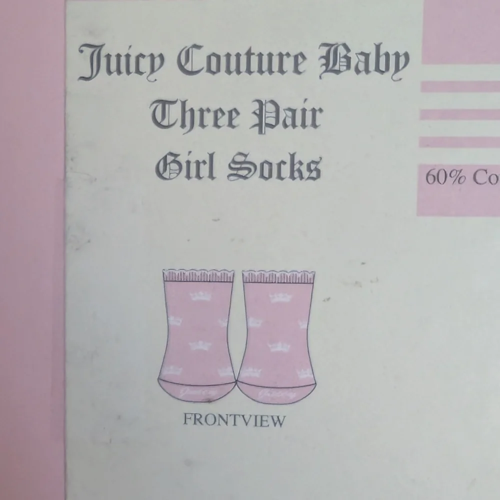 Vintage Juicy‎ Couture Baby Girl Gift Box